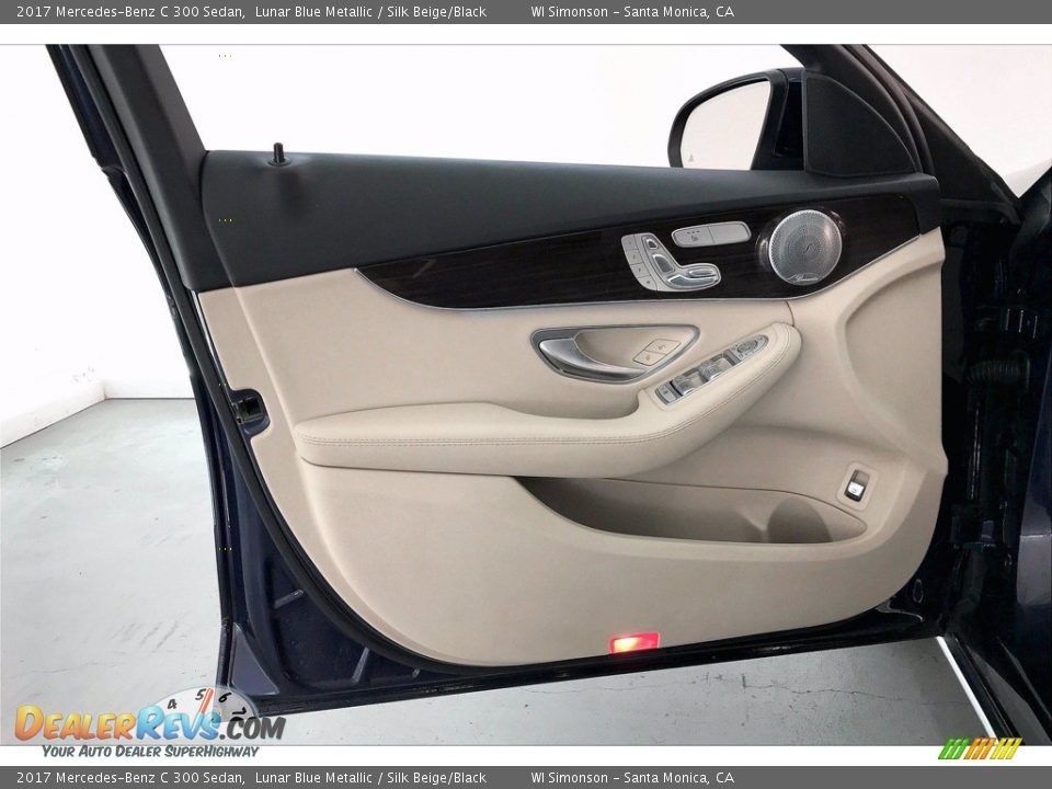 2017 Mercedes-Benz C 300 Sedan Lunar Blue Metallic / Silk Beige/Black Photo #26