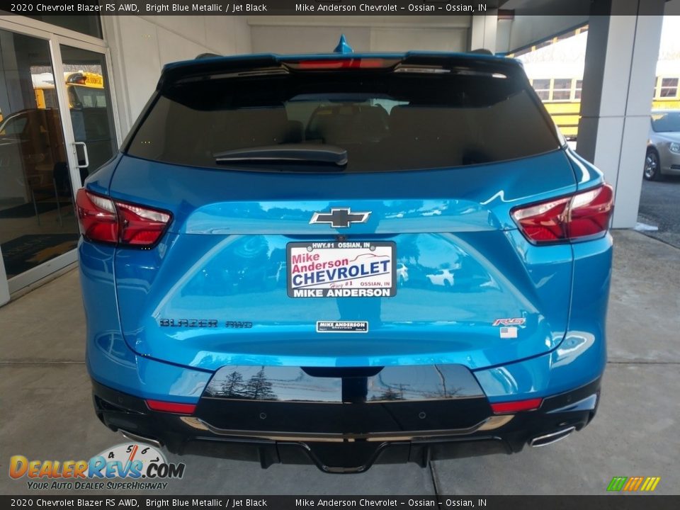 2020 Chevrolet Blazer RS AWD Bright Blue Metallic / Jet Black Photo #5