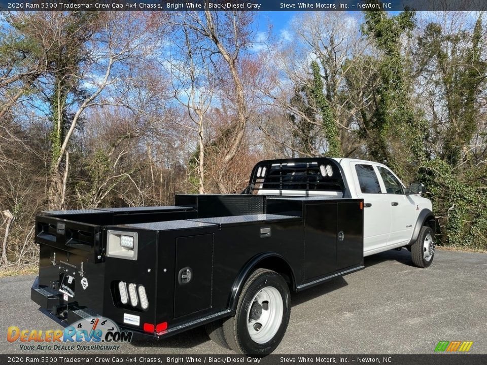 2020 Ram 5500 Tradesman Crew Cab 4x4 Chassis Bright White / Black/Diesel Gray Photo #6