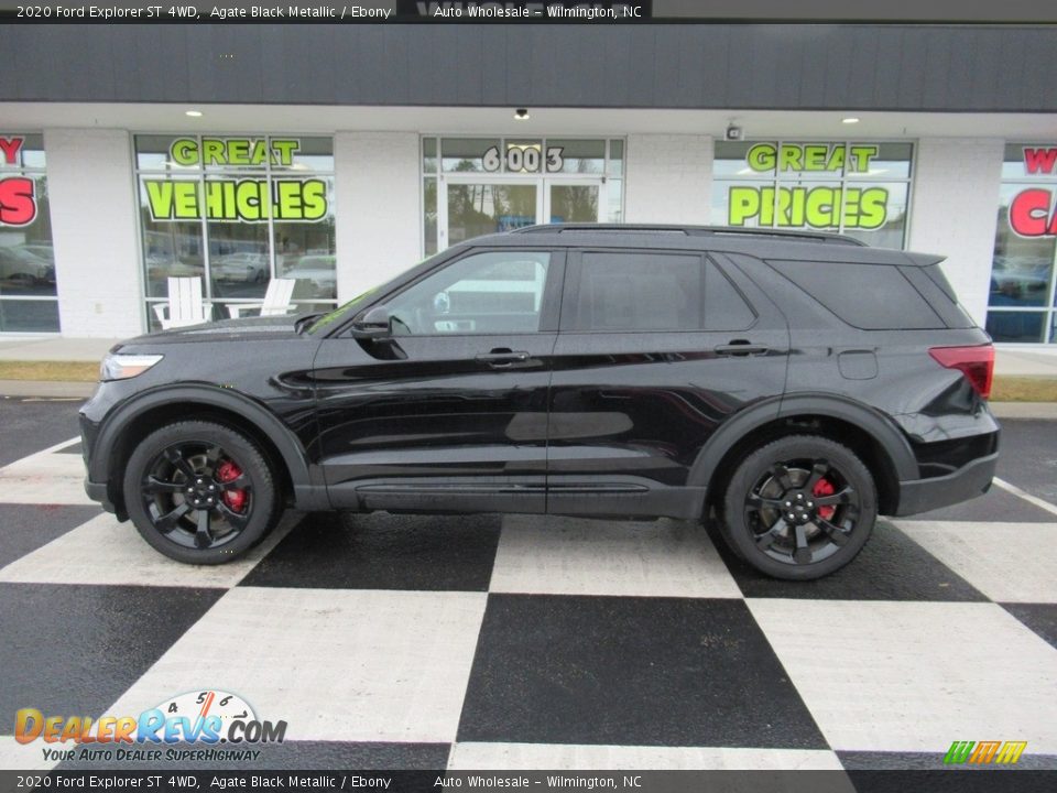 2020 Ford Explorer ST 4WD Agate Black Metallic / Ebony Photo #1