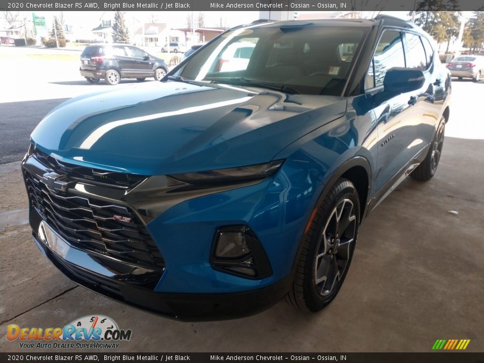 2020 Chevrolet Blazer RS AWD Bright Blue Metallic / Jet Black Photo #9