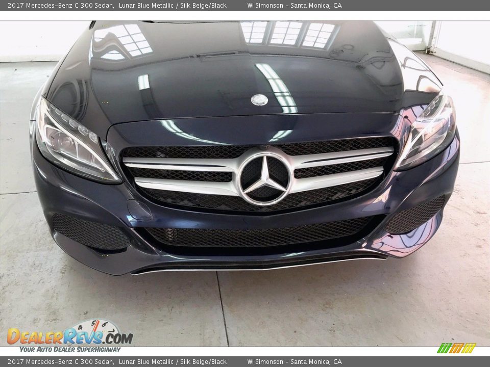 2017 Mercedes-Benz C 300 Sedan Lunar Blue Metallic / Silk Beige/Black Photo #30