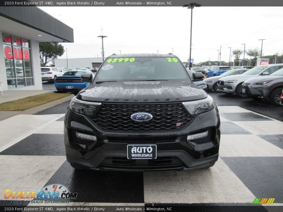 2020 Ford Explorer ST 4WD Agate Black Metallic / Ebony Photo #2