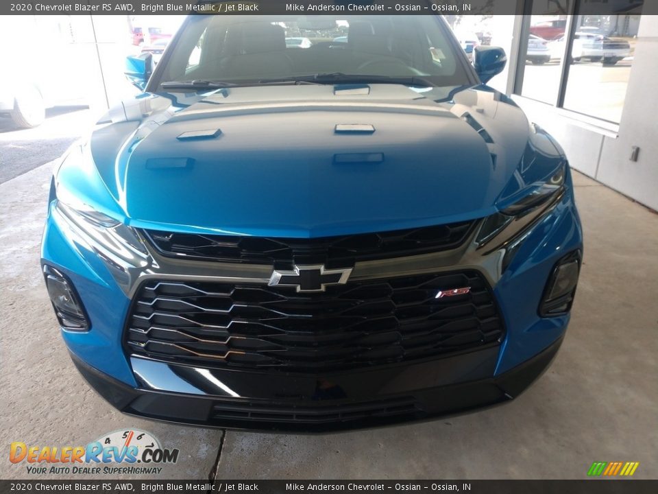 2020 Chevrolet Blazer RS AWD Bright Blue Metallic / Jet Black Photo #10