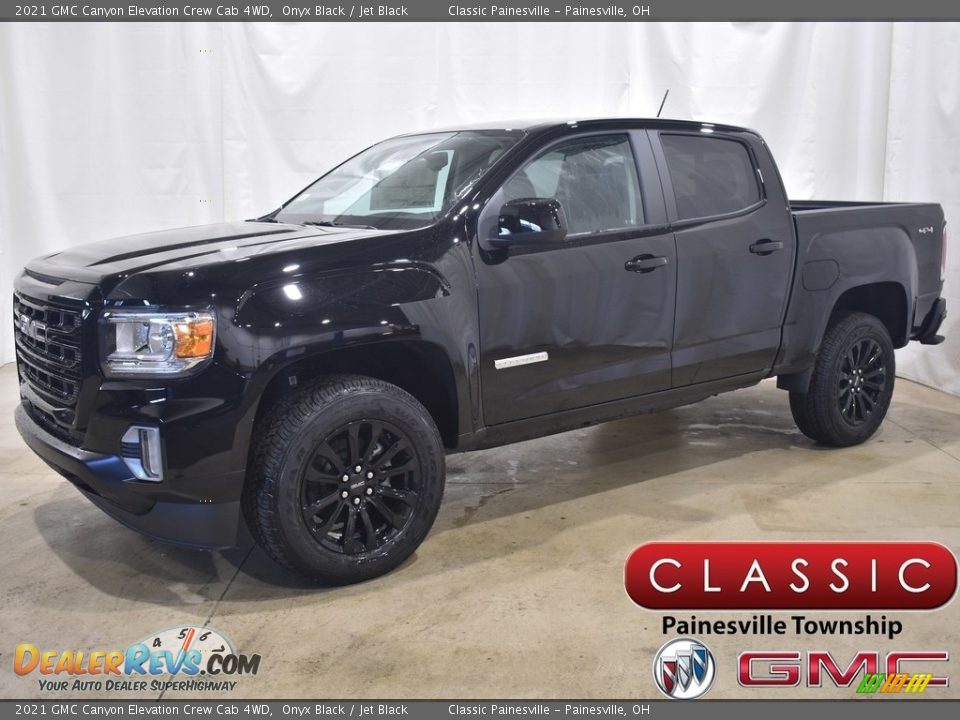 2021 GMC Canyon Elevation Crew Cab 4WD Onyx Black / Jet Black Photo #1