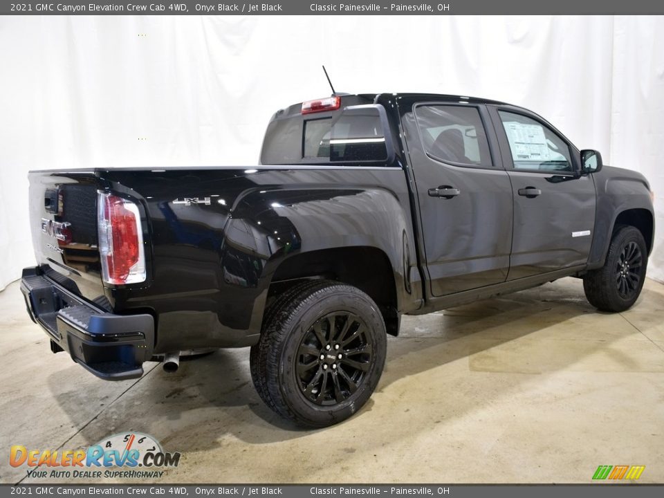 2021 GMC Canyon Elevation Crew Cab 4WD Onyx Black / Jet Black Photo #2