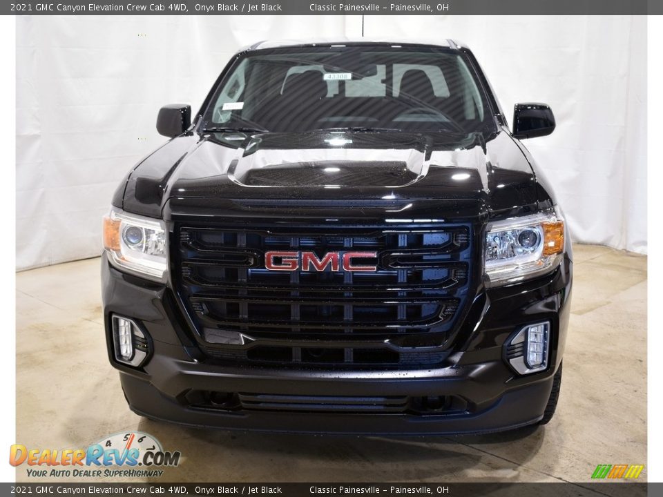 2021 GMC Canyon Elevation Crew Cab 4WD Onyx Black / Jet Black Photo #4