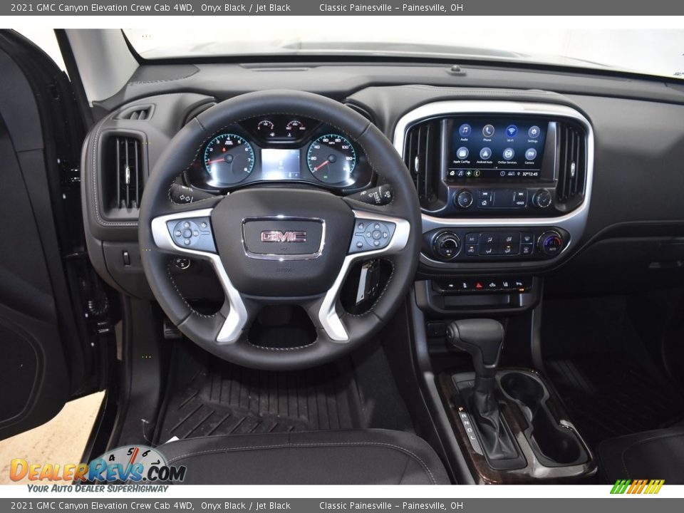 2021 GMC Canyon Elevation Crew Cab 4WD Onyx Black / Jet Black Photo #10