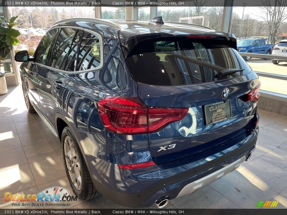 2021 BMW X3 xDrive30i Phytonic Blue Metallic / Black Photo #2