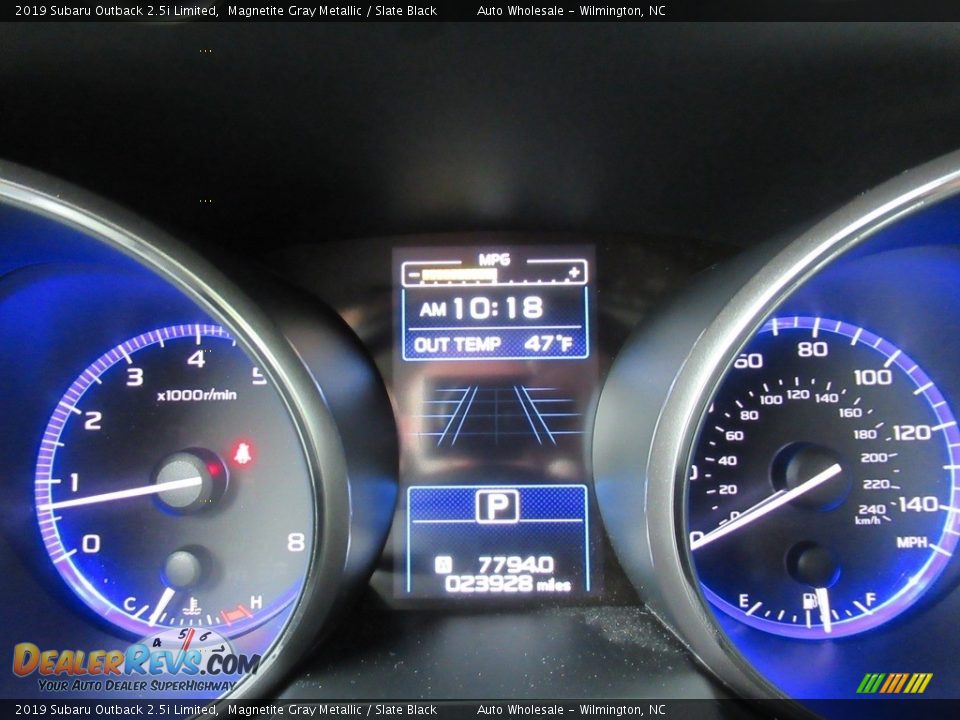 2019 Subaru Outback 2.5i Limited Magnetite Gray Metallic / Slate Black Photo #15