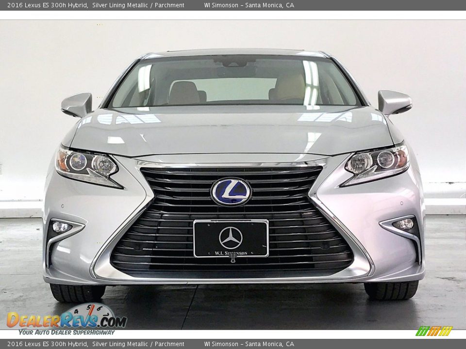 Silver Lining Metallic 2016 Lexus ES 300h Hybrid Photo #2