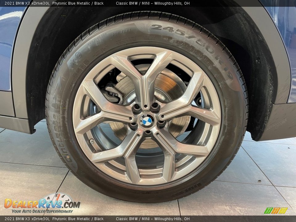 2021 BMW X3 xDrive30i Phytonic Blue Metallic / Black Photo #5