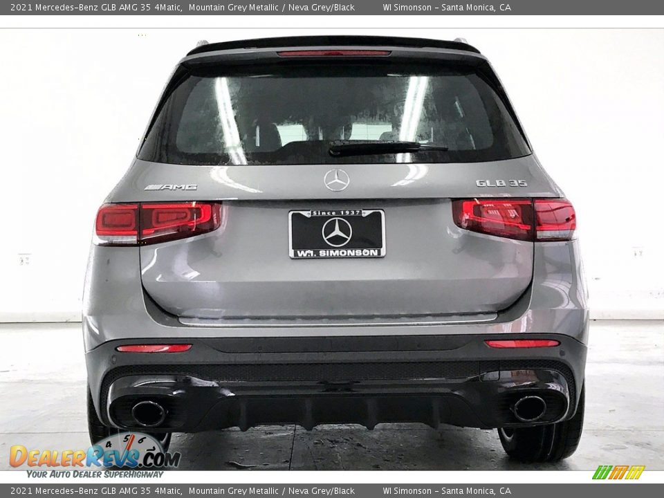 2021 Mercedes-Benz GLB AMG 35 4Matic Mountain Grey Metallic / Neva Grey/Black Photo #3