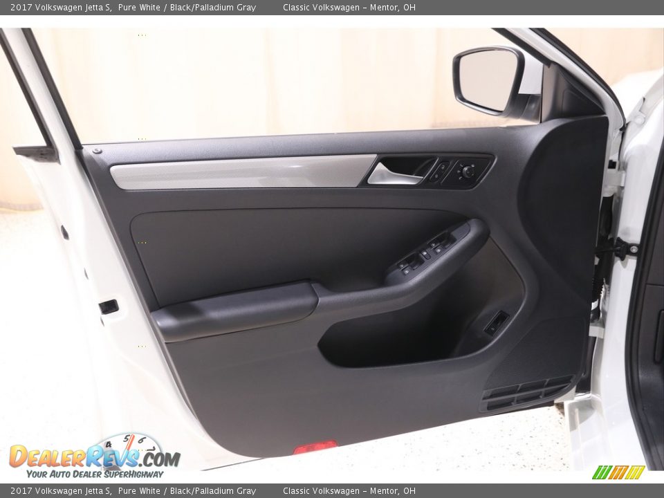 2017 Volkswagen Jetta S Pure White / Black/Palladium Gray Photo #4