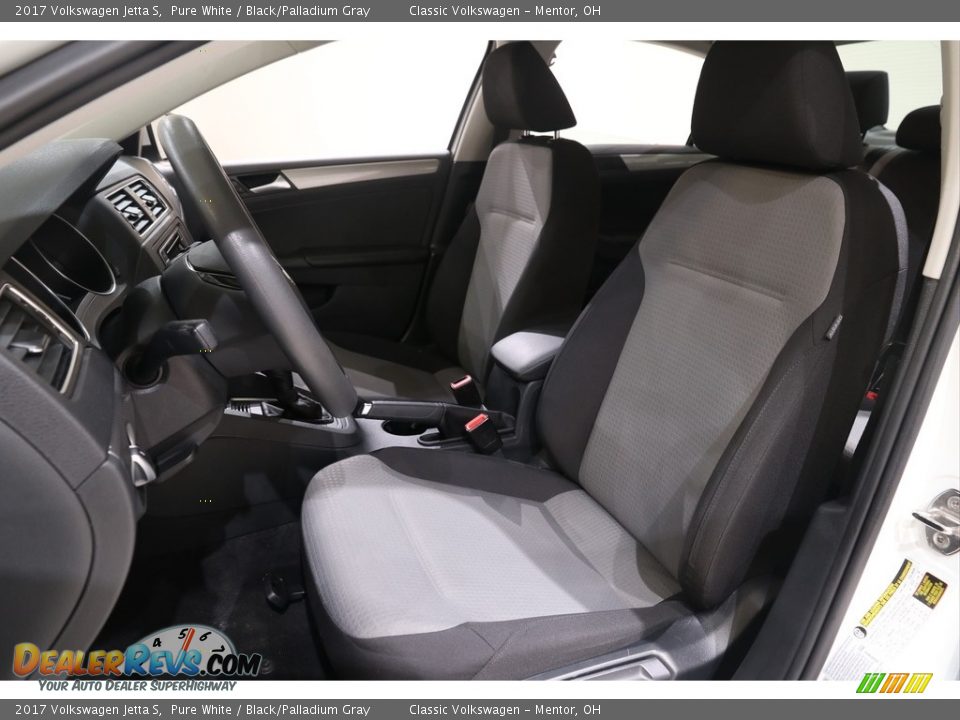 2017 Volkswagen Jetta S Pure White / Black/Palladium Gray Photo #5