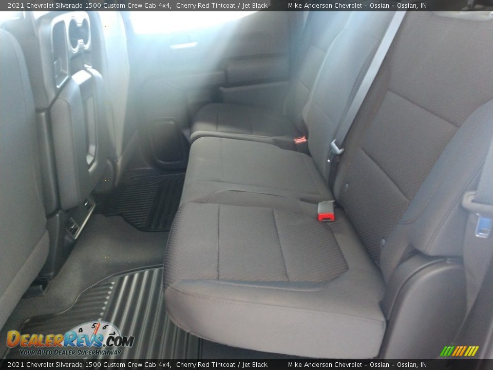 2021 Chevrolet Silverado 1500 Custom Crew Cab 4x4 Cherry Red Tintcoat / Jet Black Photo #17