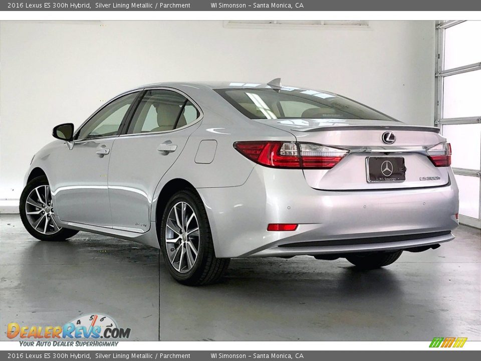 Silver Lining Metallic 2016 Lexus ES 300h Hybrid Photo #10