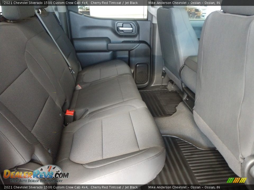 2021 Chevrolet Silverado 1500 Custom Crew Cab 4x4 Cherry Red Tintcoat / Jet Black Photo #21