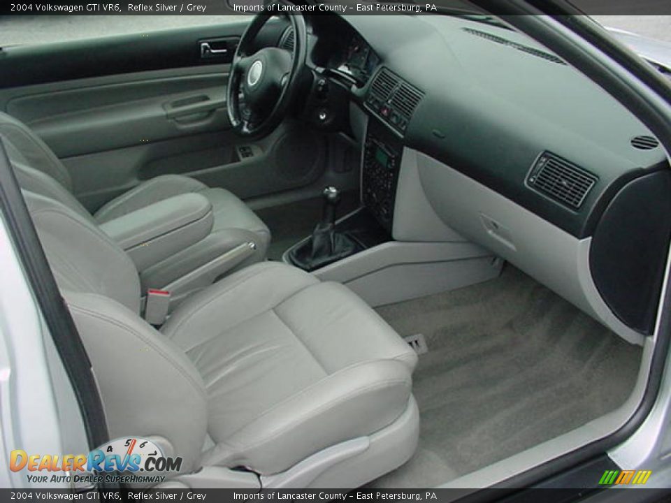 2004 Volkswagen GTI VR6 Reflex Silver / Grey Photo #7