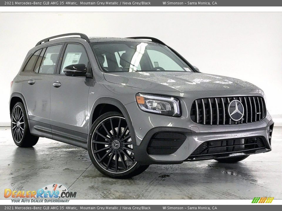 2021 Mercedes-Benz GLB AMG 35 4Matic Mountain Grey Metallic / Neva Grey/Black Photo #12