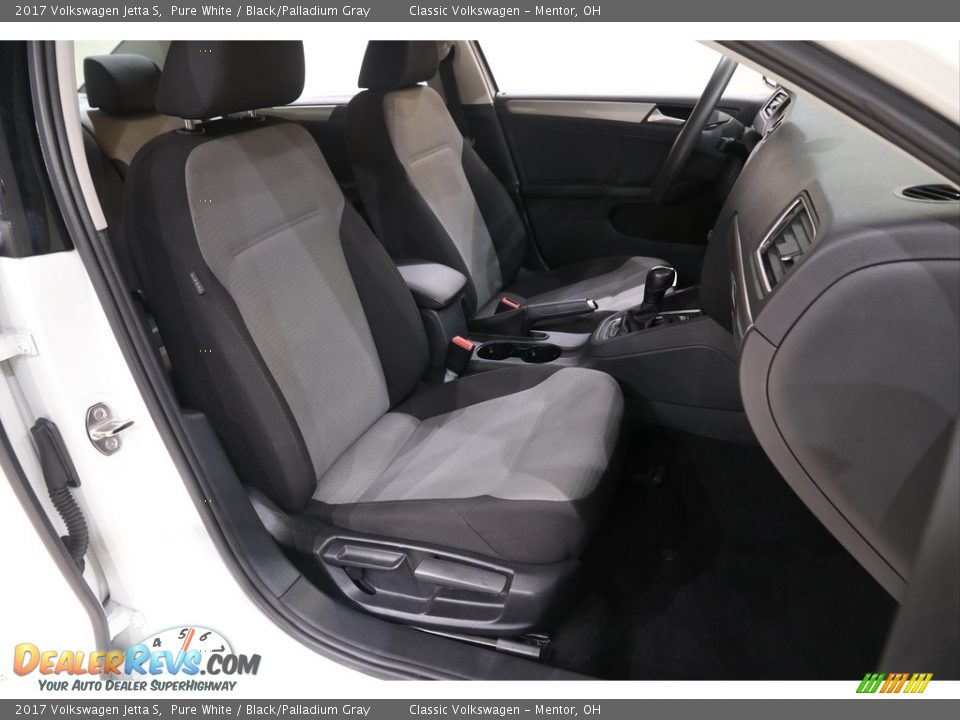 2017 Volkswagen Jetta S Pure White / Black/Palladium Gray Photo #15