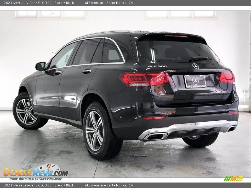 2021 Mercedes-Benz GLC 300 Black / Black Photo #2