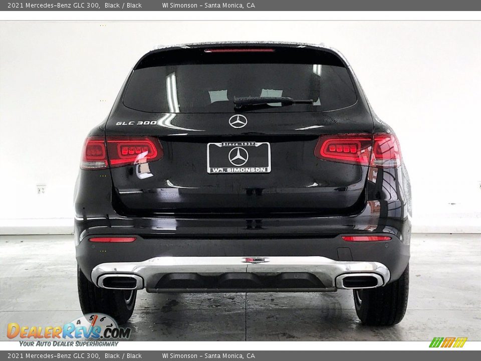 2021 Mercedes-Benz GLC 300 Black / Black Photo #3