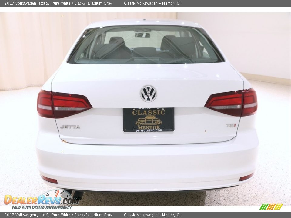 2017 Volkswagen Jetta S Pure White / Black/Palladium Gray Photo #18