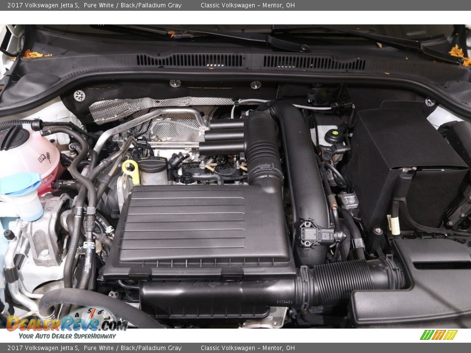 2017 Volkswagen Jetta S Pure White / Black/Palladium Gray Photo #19
