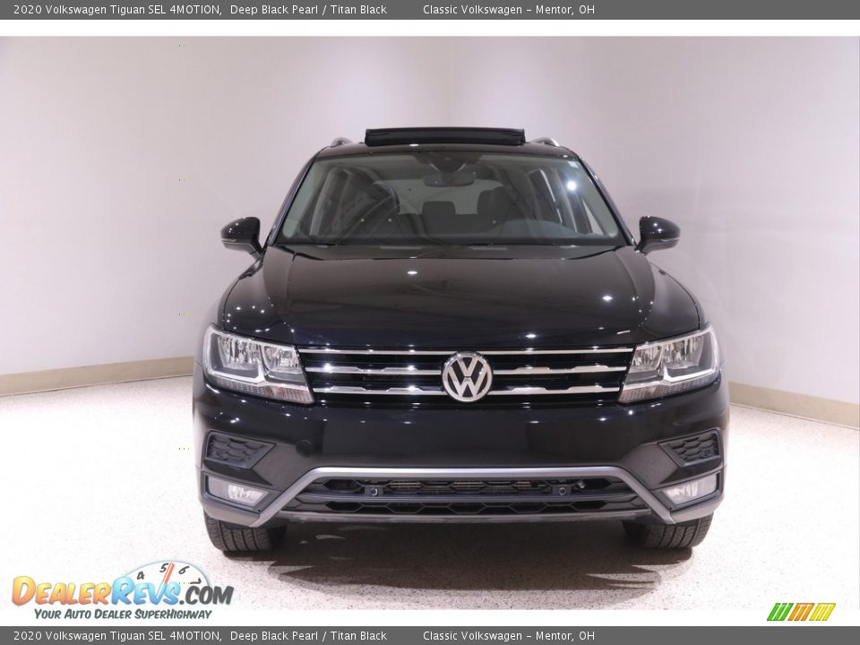 2020 Volkswagen Tiguan SEL 4MOTION Deep Black Pearl / Titan Black Photo #2