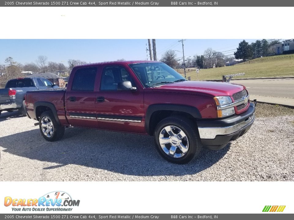 2005 Chevrolet Silverado 1500 Z71 Crew Cab 4x4 Sport Red Metallic / Medium Gray Photo #1