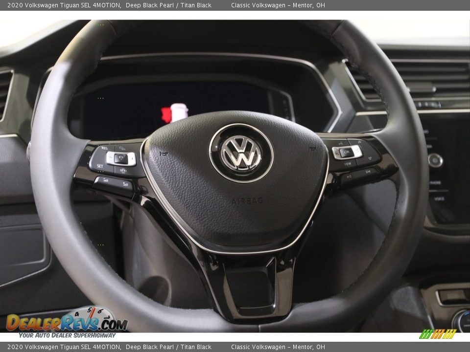 2020 Volkswagen Tiguan SEL 4MOTION Deep Black Pearl / Titan Black Photo #7