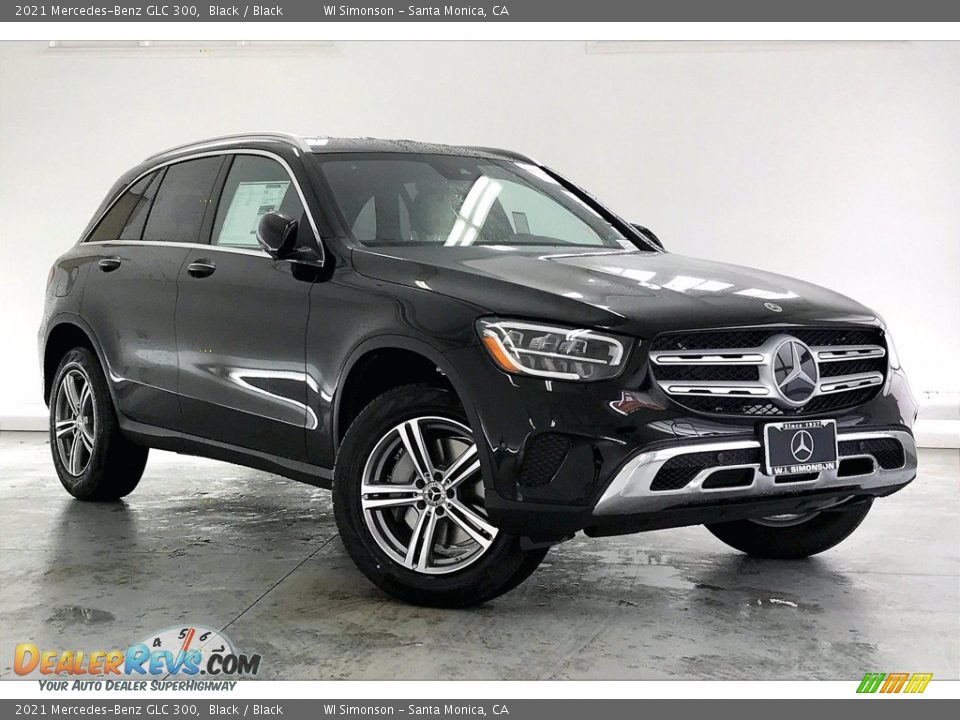 2021 Mercedes-Benz GLC 300 Black / Black Photo #12