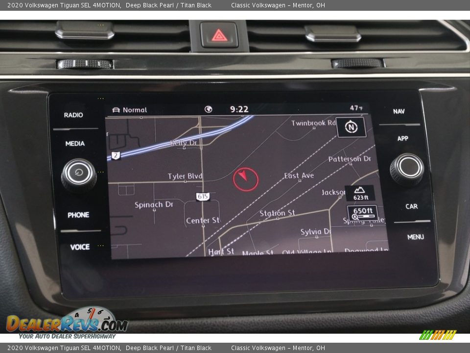 2020 Volkswagen Tiguan SEL 4MOTION Deep Black Pearl / Titan Black Photo #12