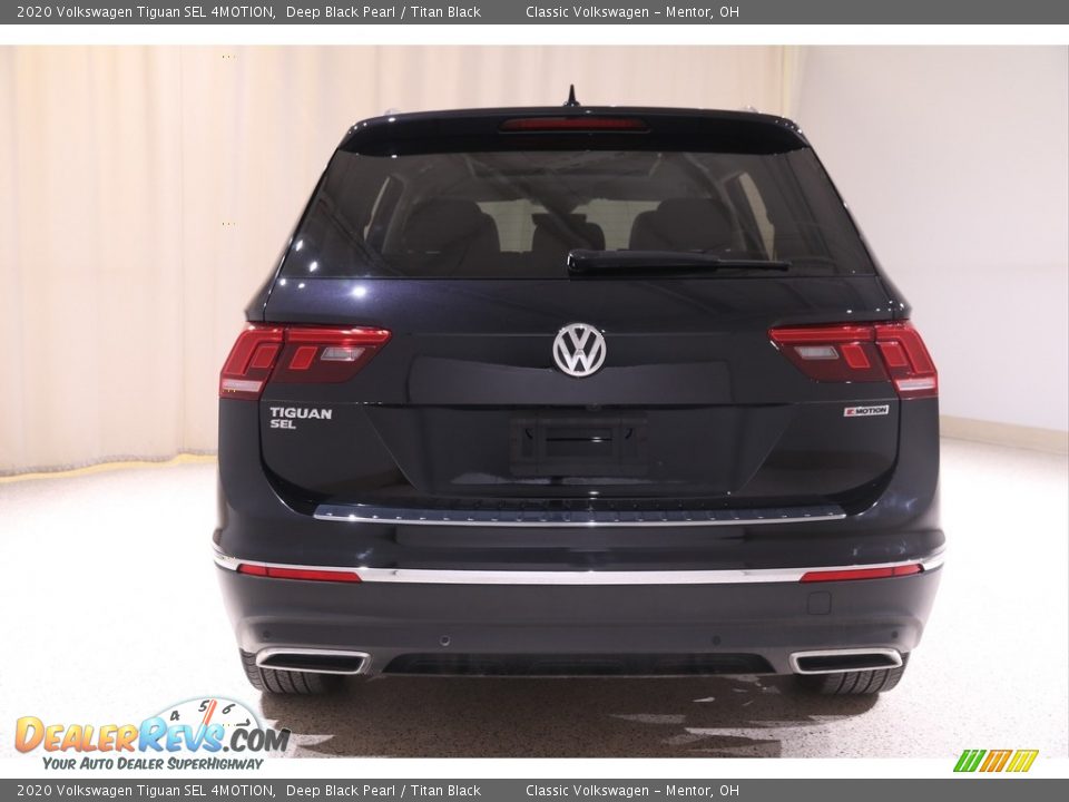 2020 Volkswagen Tiguan SEL 4MOTION Deep Black Pearl / Titan Black Photo #20
