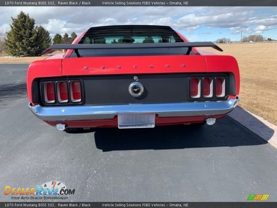 1970 Ford Mustang BOSS 302 Raven Black / Black Photo #7