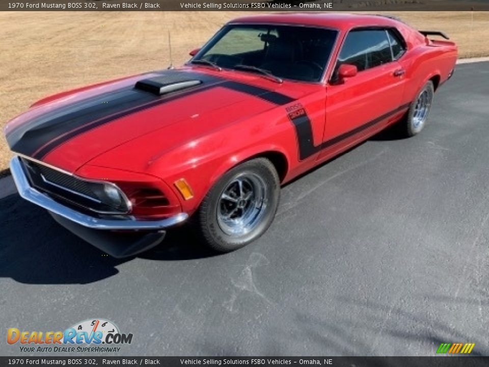 1970 Ford Mustang BOSS 302 Raven Black / Black Photo #8