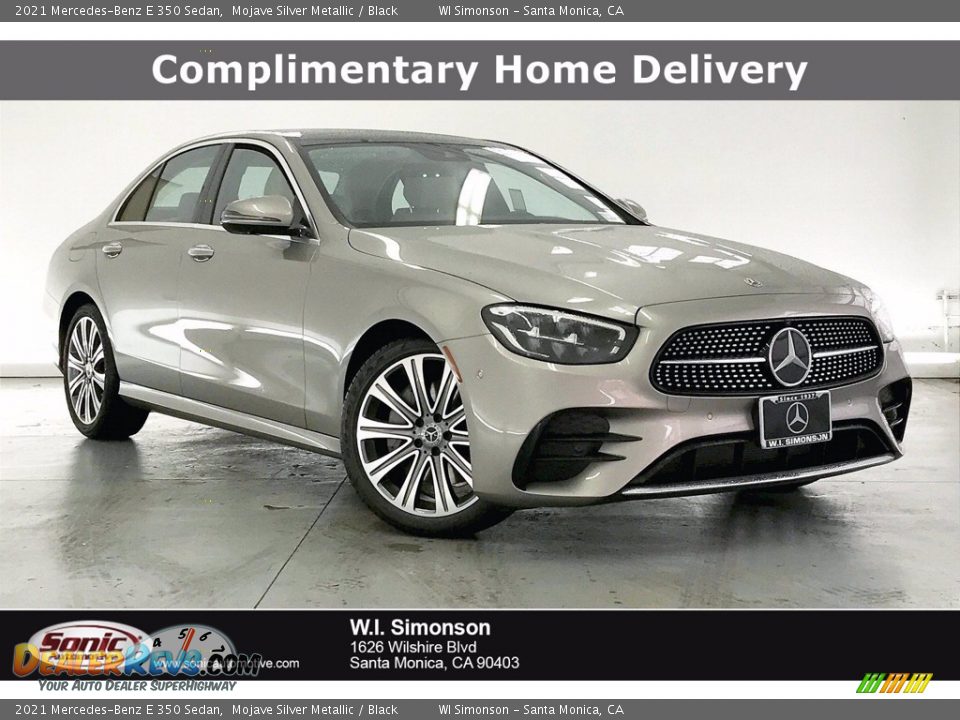 2021 Mercedes-Benz E 350 Sedan Mojave Silver Metallic / Black Photo #1