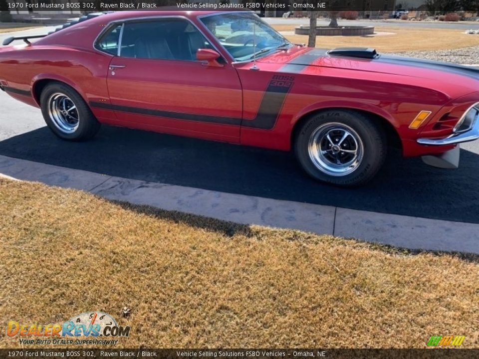 1970 Ford Mustang BOSS 302 Raven Black / Black Photo #10