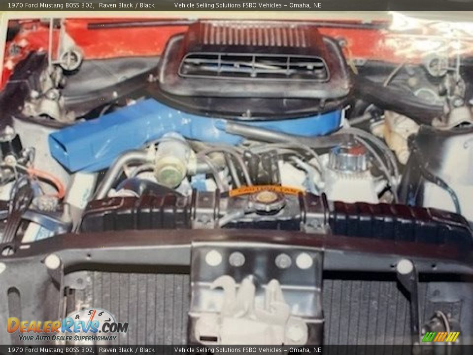 1970 Ford Mustang BOSS 302 Raven Black / Black Photo #13