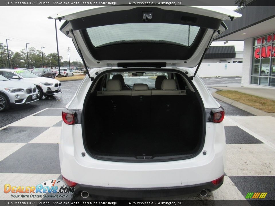 2019 Mazda CX-5 Touring Snowflake White Pearl Mica / Silk Beige Photo #5