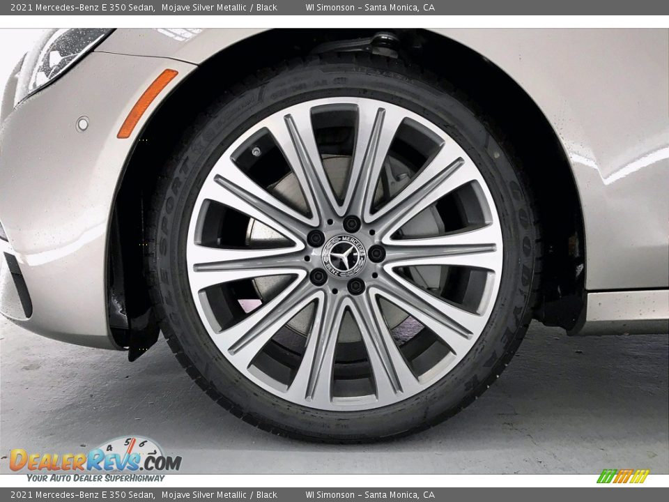 2021 Mercedes-Benz E 350 Sedan Mojave Silver Metallic / Black Photo #9