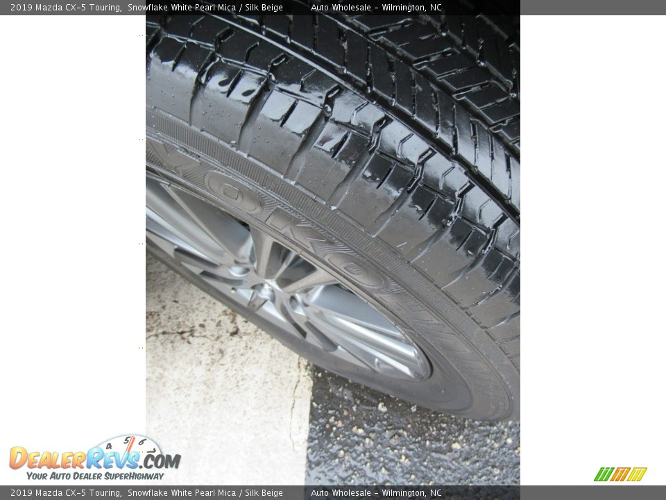 2019 Mazda CX-5 Touring Snowflake White Pearl Mica / Silk Beige Photo #8