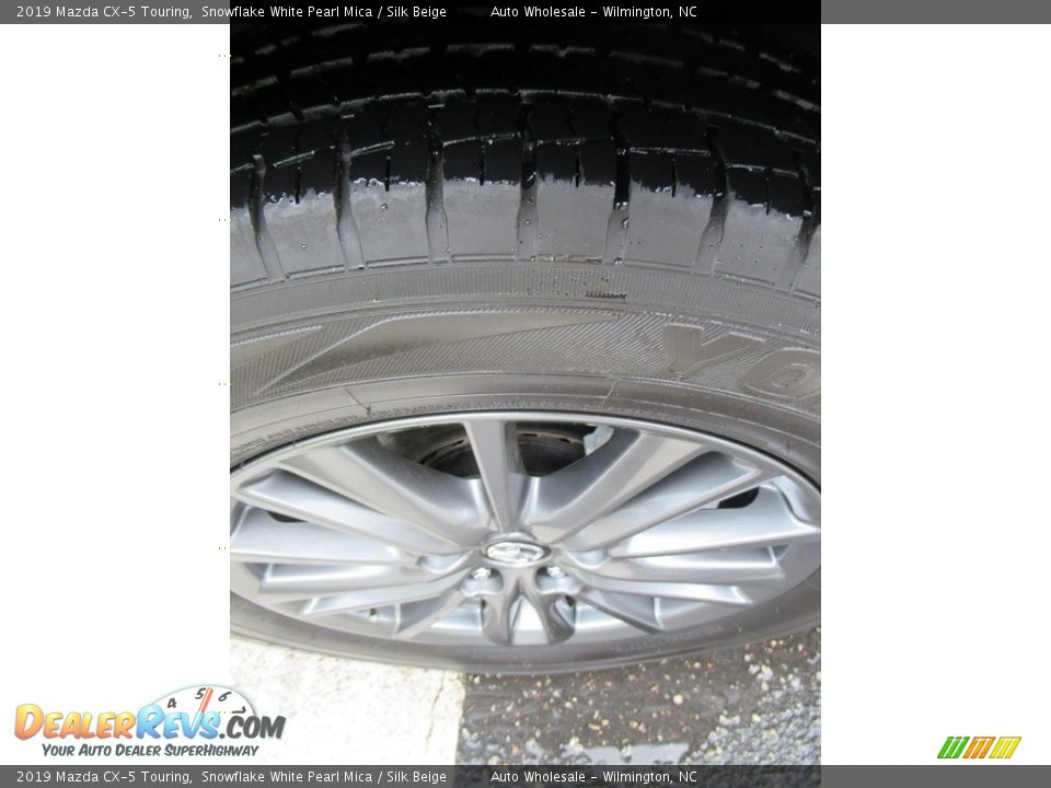 2019 Mazda CX-5 Touring Snowflake White Pearl Mica / Silk Beige Photo #9