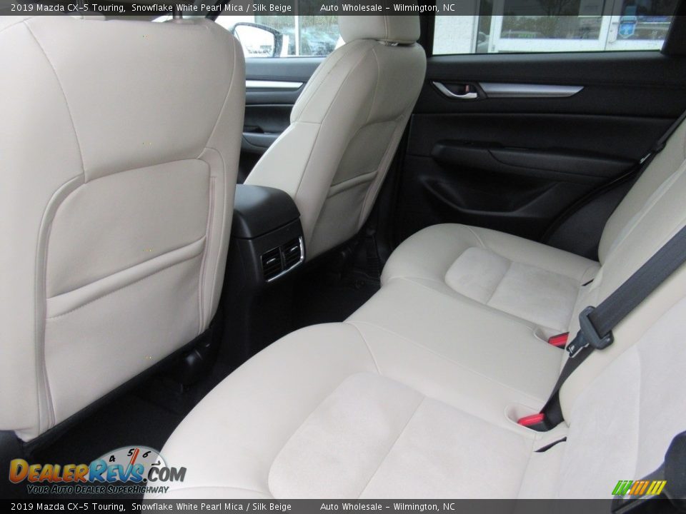 2019 Mazda CX-5 Touring Snowflake White Pearl Mica / Silk Beige Photo #12