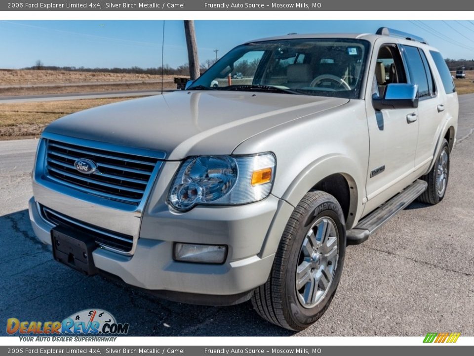 2006 Ford Explorer Limited 4x4 Silver Birch Metallic / Camel Photo #8