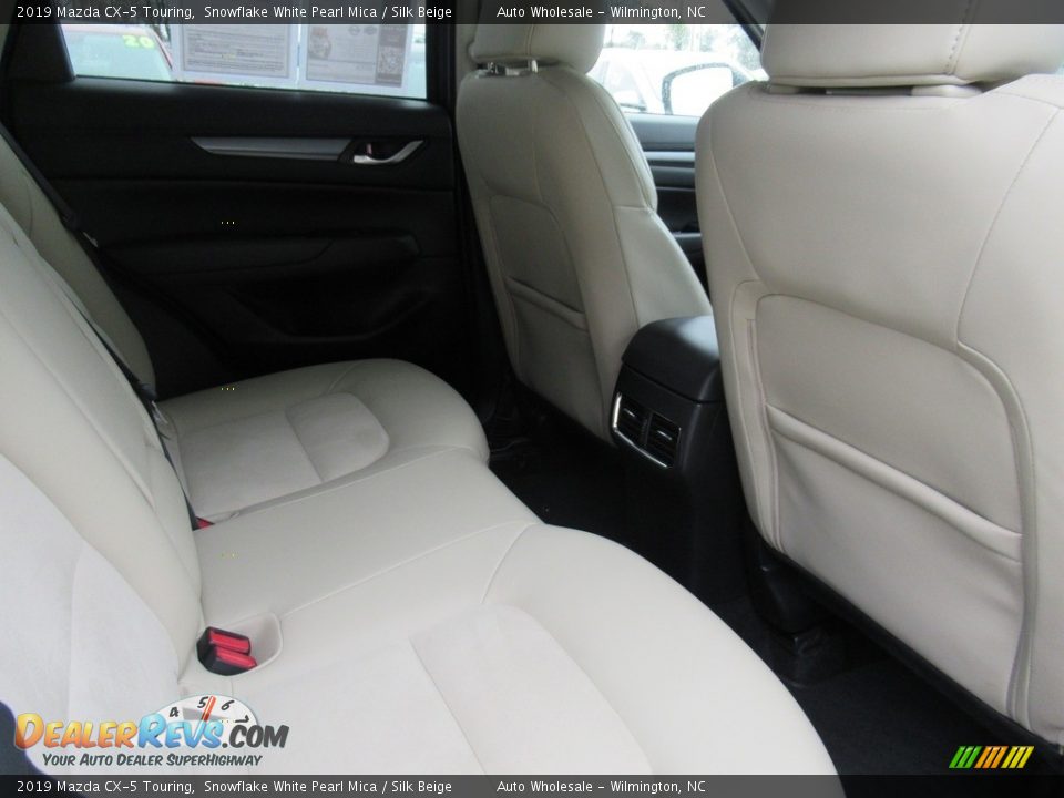 2019 Mazda CX-5 Touring Snowflake White Pearl Mica / Silk Beige Photo #14