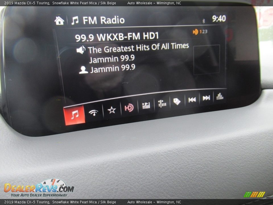 2019 Mazda CX-5 Touring Snowflake White Pearl Mica / Silk Beige Photo #17