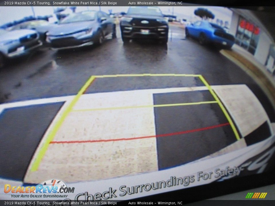 2019 Mazda CX-5 Touring Snowflake White Pearl Mica / Silk Beige Photo #19