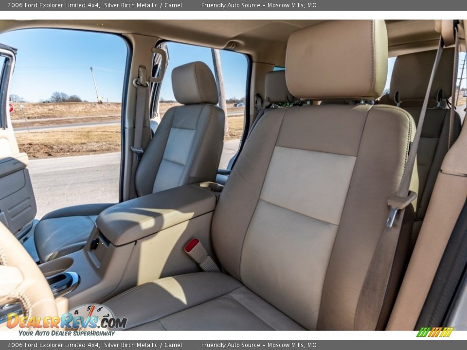 2006 Ford Explorer Limited 4x4 Silver Birch Metallic / Camel Photo #18